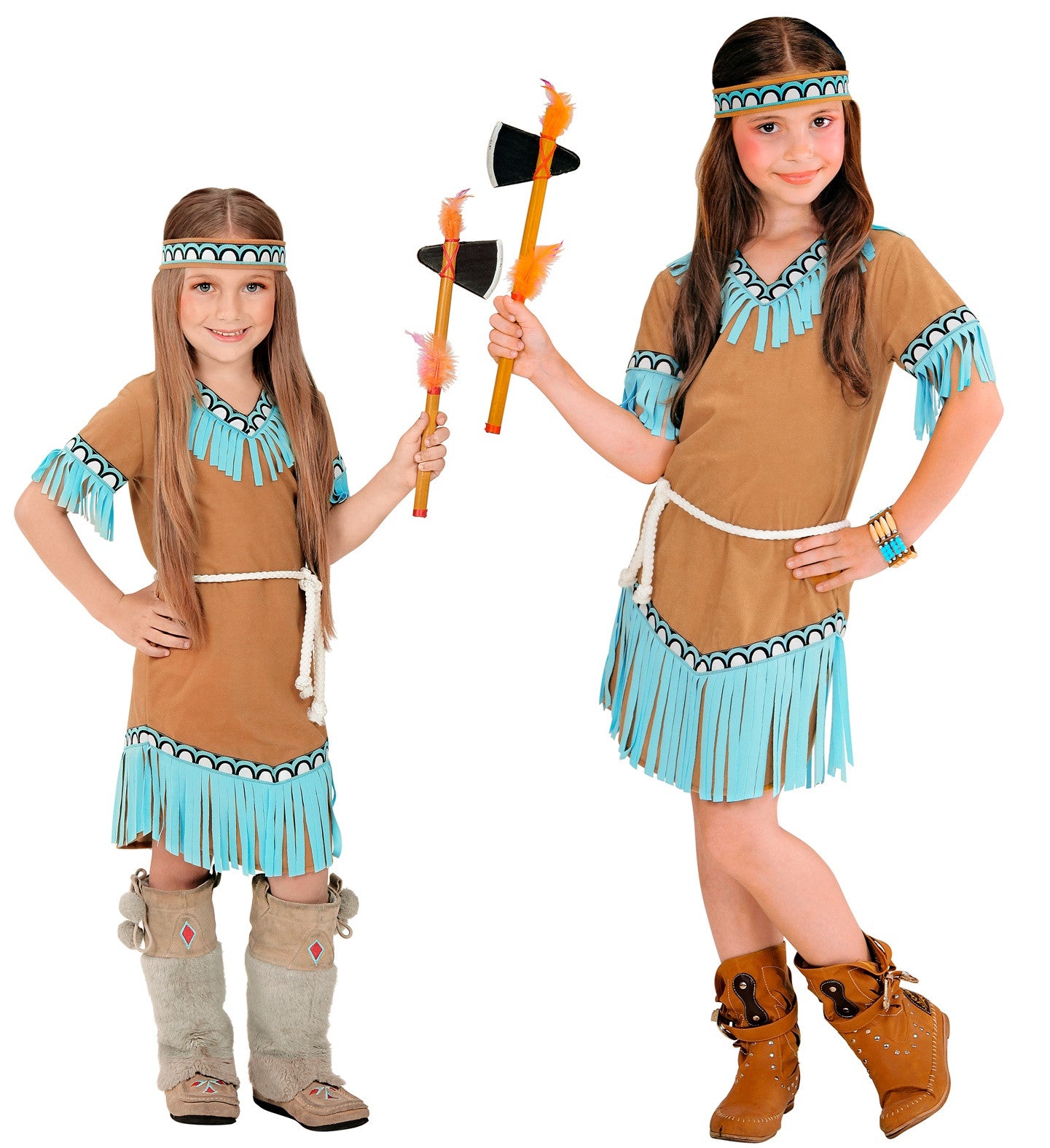 Disfraz de India Cherokee para Niña Indio Widmann