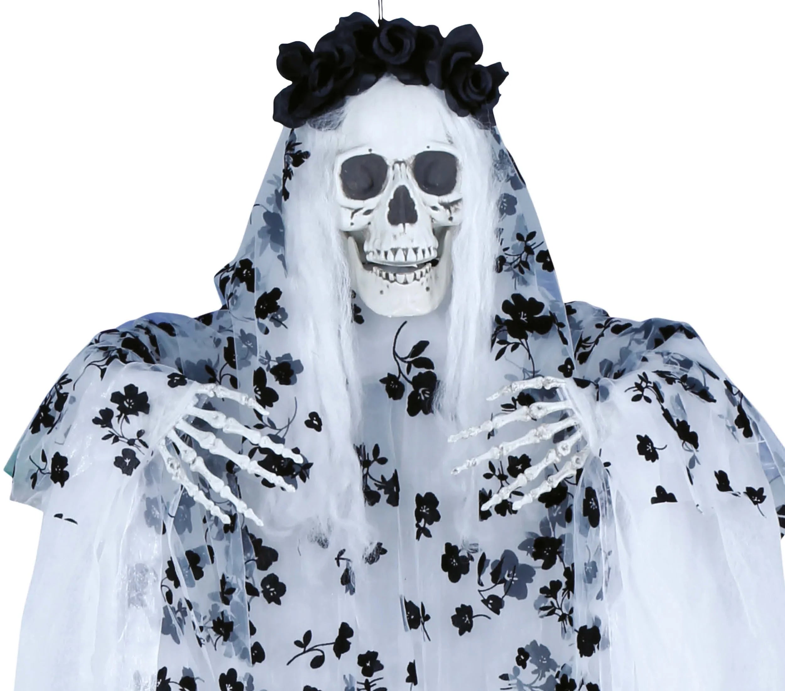 Esqueleto de Catrina Colgante con Luz de 180cm Decoración Halloween Guirca