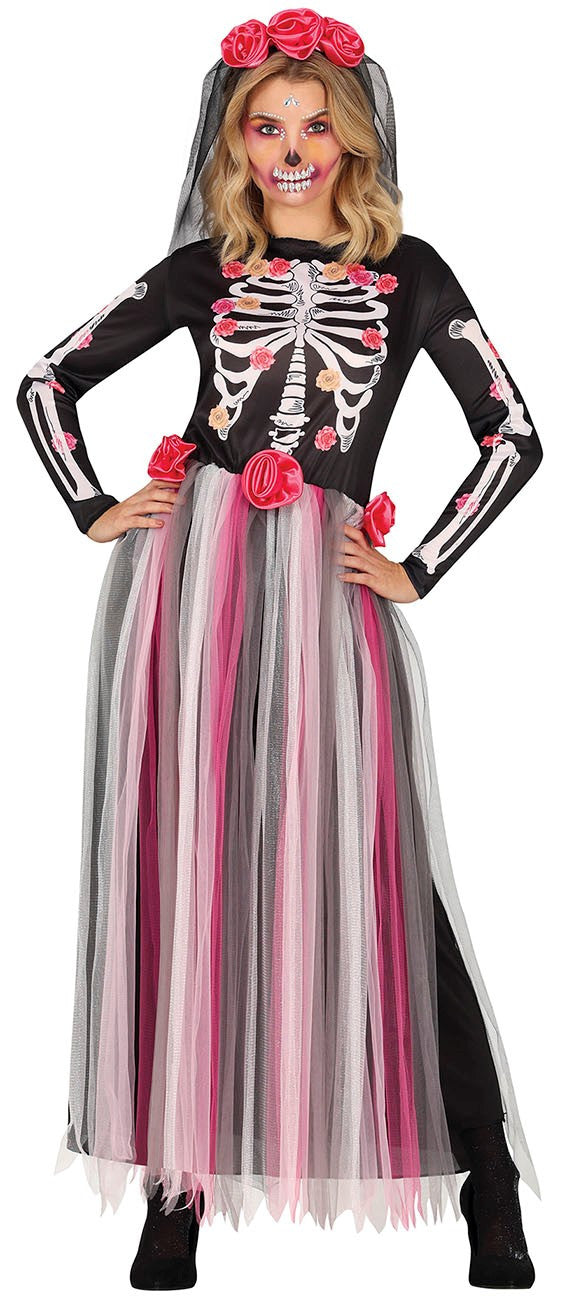 Disfraz de Esqueleto Catrina para Mujer Catrina Guirca