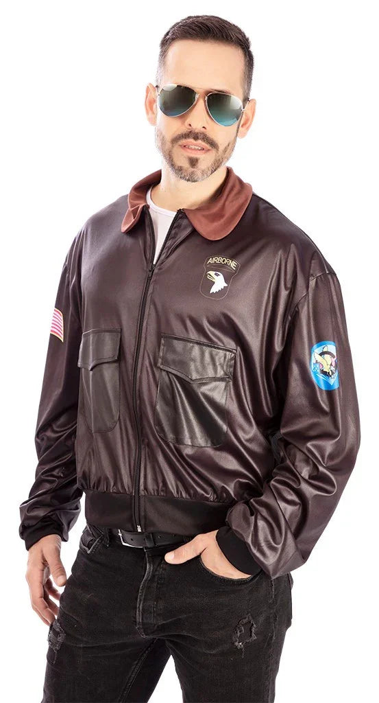 Cazadora de Piloto Aviador para Hombre Pilotos y Aviadores EuroCarnavales