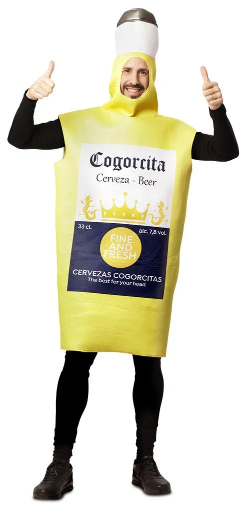 Disfraz de Cerveza Cogorcita para Adulto Cerveza EuroCarnavales