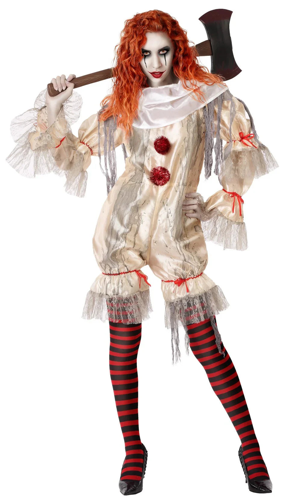 Disfraz de Penny la Payasa Psicópata para Mujer Pennywise Atosa
