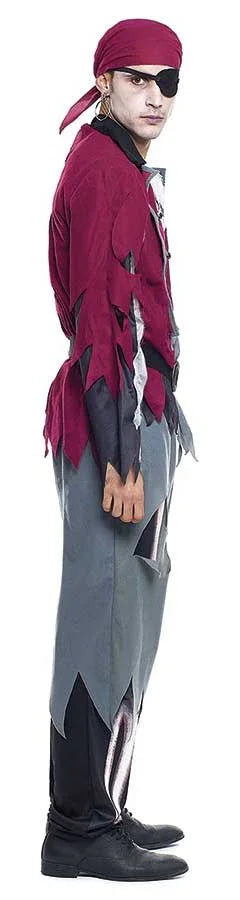 Disfraz de Esqueleto Bucanero para Adulto Pirata Partilandia