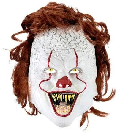Máscara de Penny Payaso Diabólico con Pelo Pennywise Partilandia