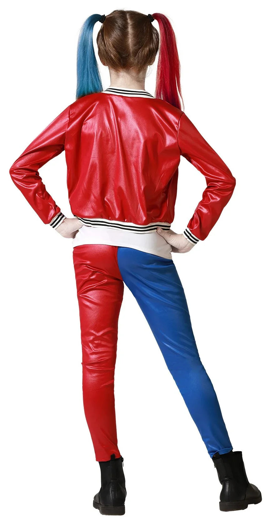 Disfraz de Harley Villana Peligrosa para Niña Harley Quinn Atosa