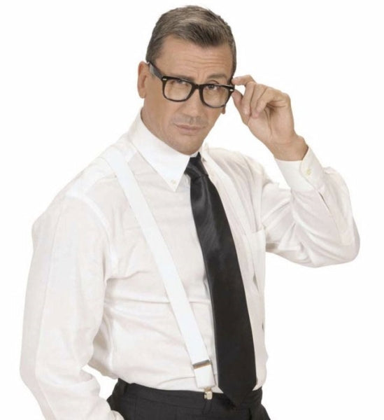 Gafas de pasta negra con cristal transparente Gafas Widmann