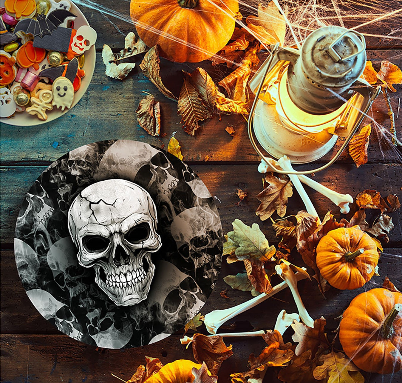 Bol de Calaveras de Halloween Menaje Halloween Guirca