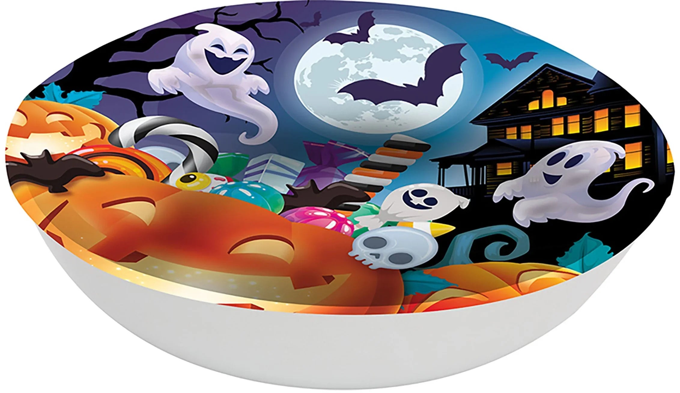 Bol de Calabazas con Caramelos de Halloween Menaje Halloween Guirca