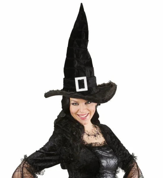 Sombrero de Bruja en terciopelo COMPLEMENTOS Widmann