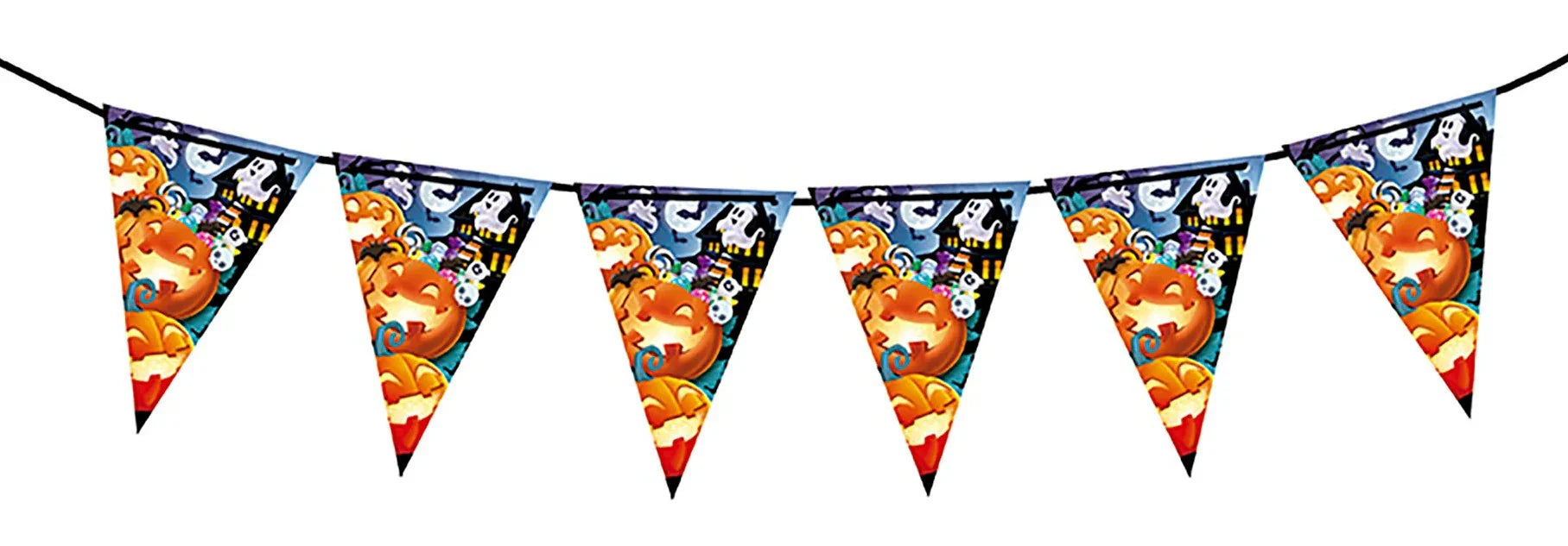 Guirnalda de Calabazas con Caramelos de Halloween Guirnaldas de Halloween Guirca