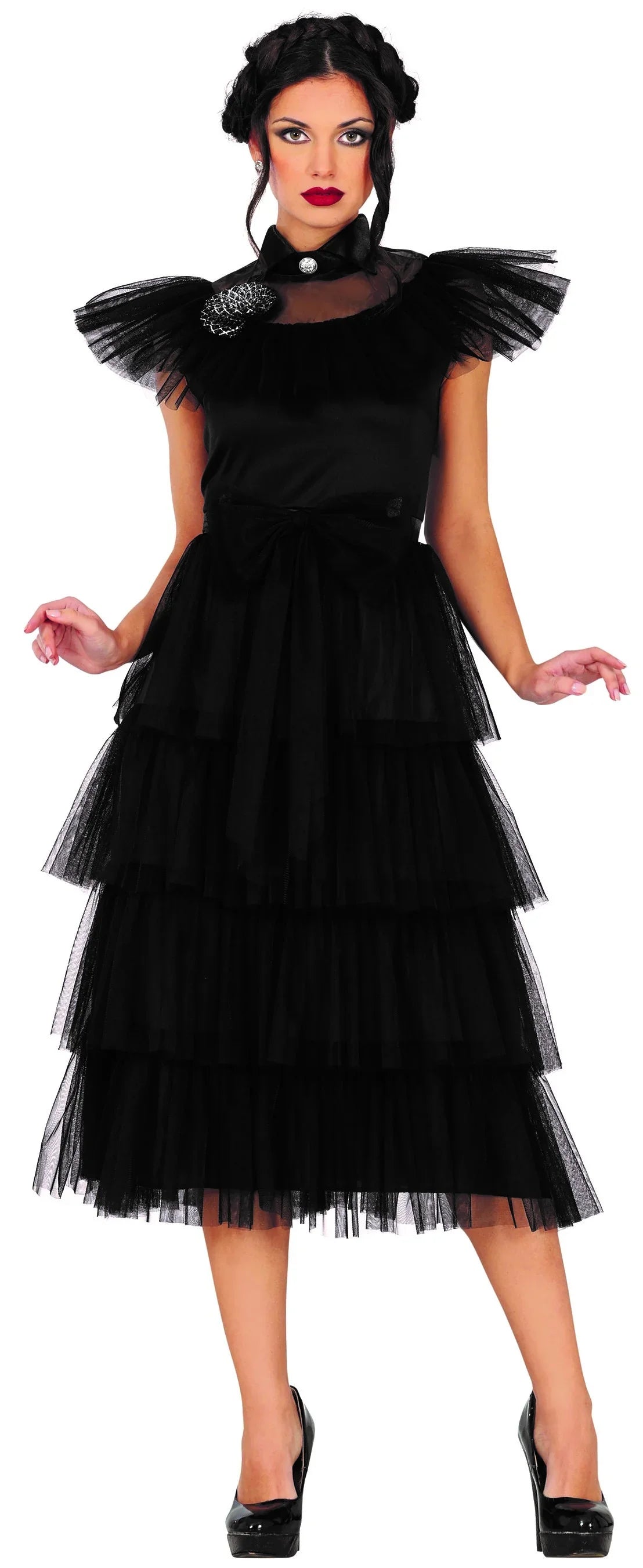 Disfraz de Miércoles Reina del Baile para Mujer Miércoles Addams Guirca