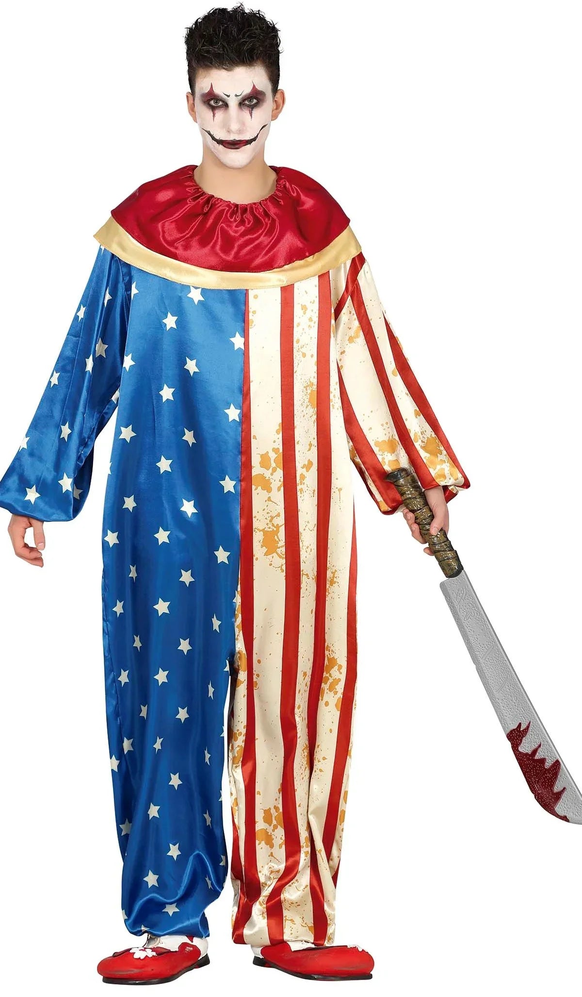 Disfraz de Payaso Patriota Asesino para Niño Payasos Asesinos Guirca