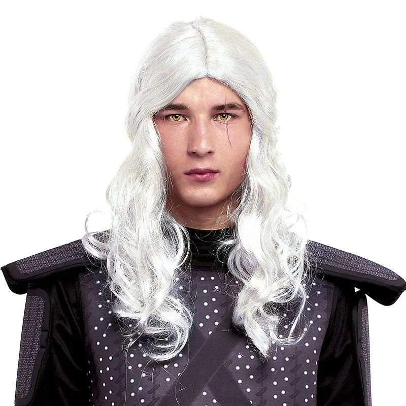 Peluca Blanca Geralt de Rivia The Witcher The Witcher Partilandia