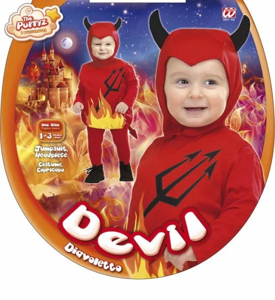 Disfraz de Diablo Original para Niño Halloween Infantiles Widmann