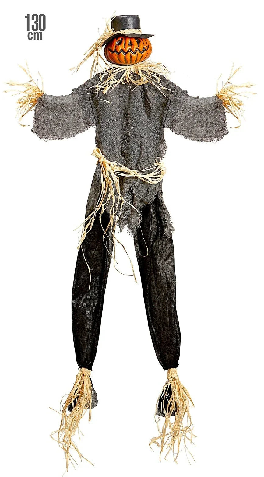 Espantapájaros Colgante de Calabaza de Decoración Decoración Halloween Widmann