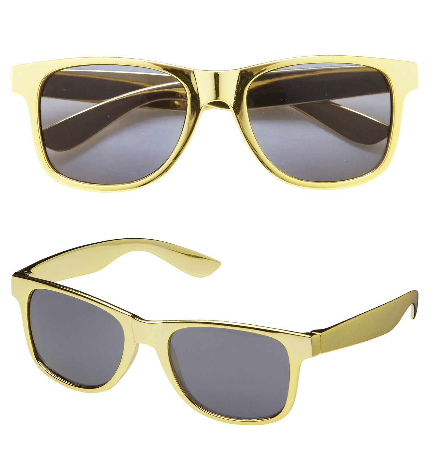 Gafas Doradas Estilosas con Cristal Negro Gafas Widmann