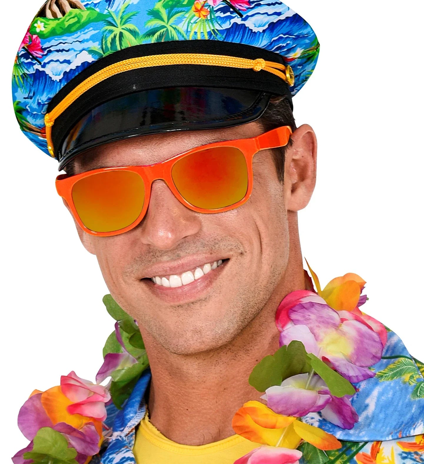 Gafas Naranja Neón Años 80 Gafas Widmann