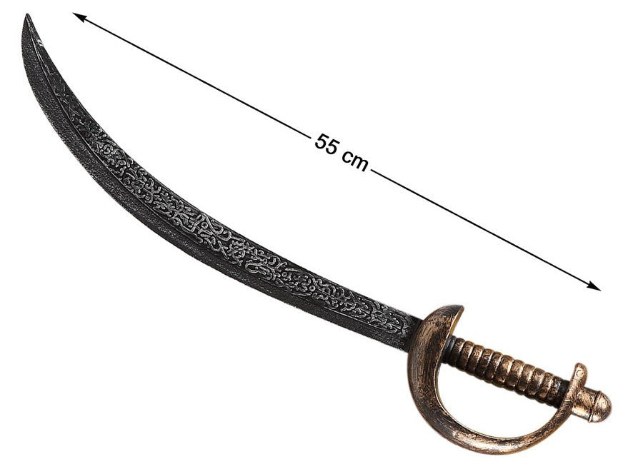 Espada Pirata Envejecida de 55cm Complementos Piratas Atosa