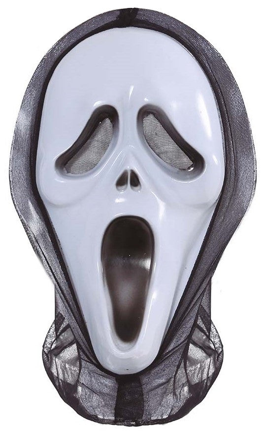 Máscara de Scream con Capucha para Adulto Máscaras Halloween Partilandia