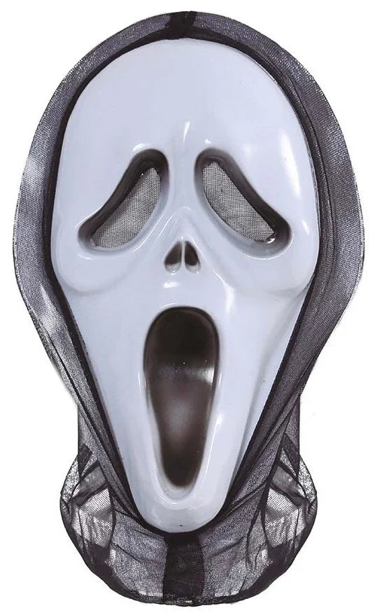 Máscara de Scream con Capucha para Adulto Máscaras Halloween Partilandia