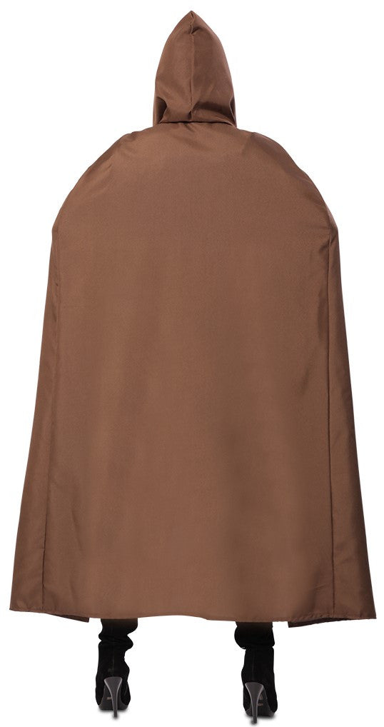 Capa Medieval Marrón con Capucha para Adulto Complementos Medievales EuroCarnavales