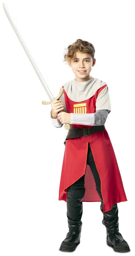Disfraz de Capitán Trueno para Niño Caballeros y Cruzados Medievales EuroCarnavales