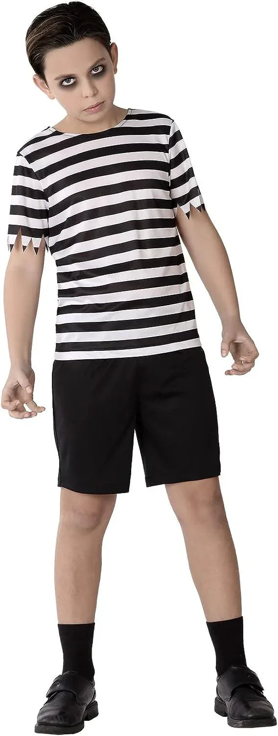 Disfraz de Pugsley Niño de la Familia Addams Infantil Pugsley Addams Atosa