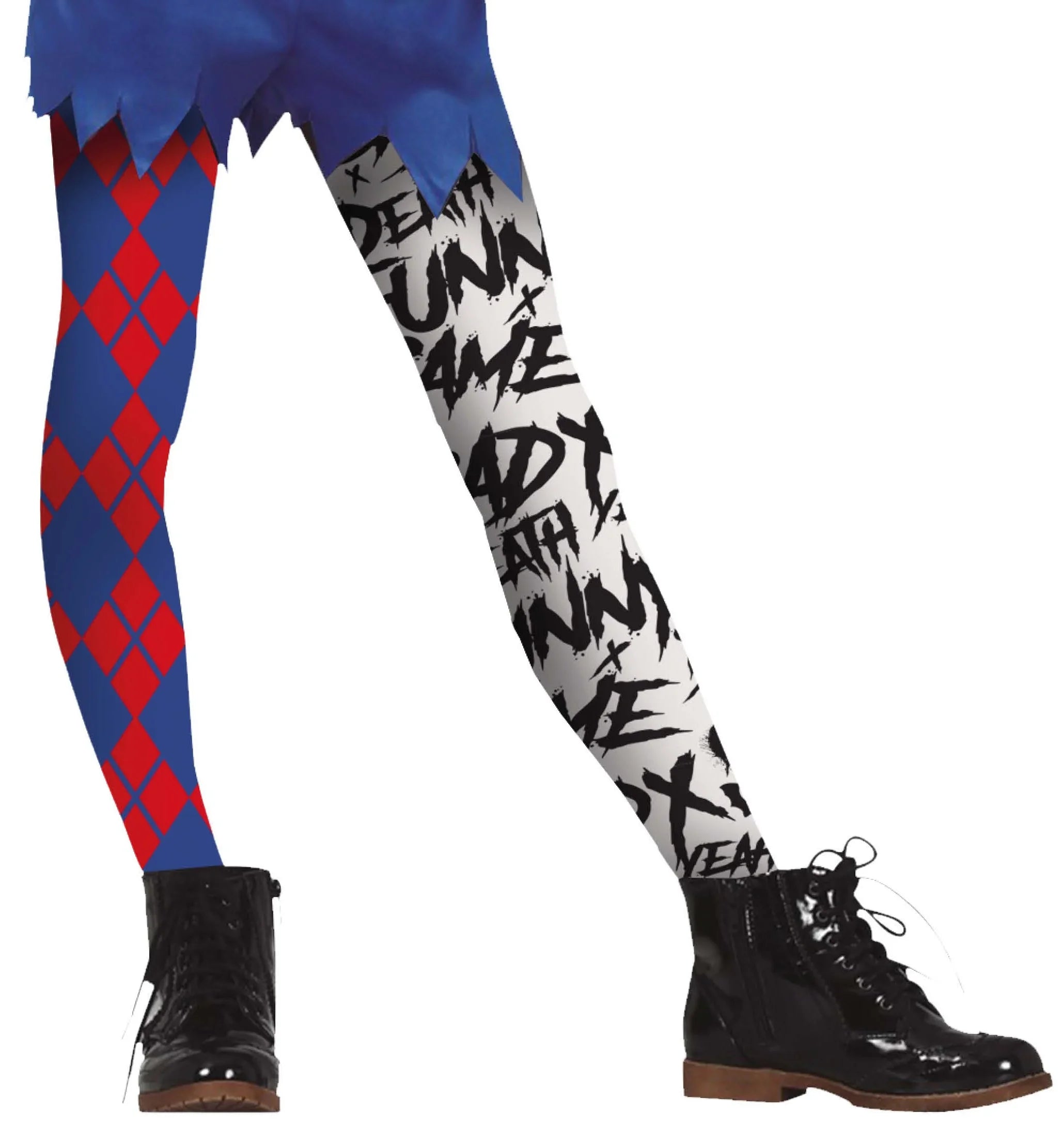 Pantys de Harley Villana para Niña Harley Quinn Guirca