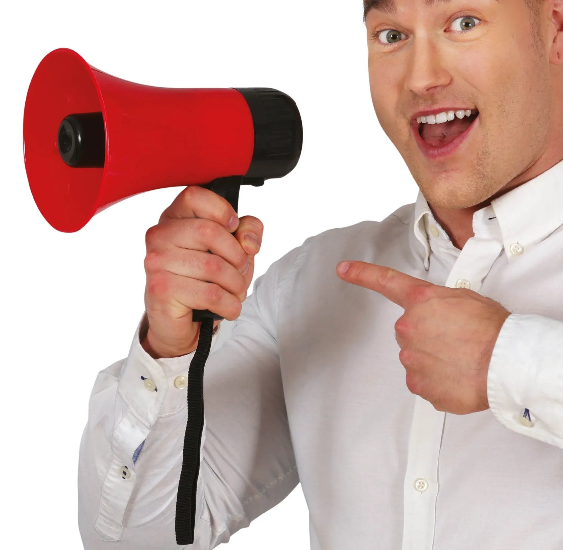 Megáfono Multifunción Rojo Complementos para Despedidas Guirca