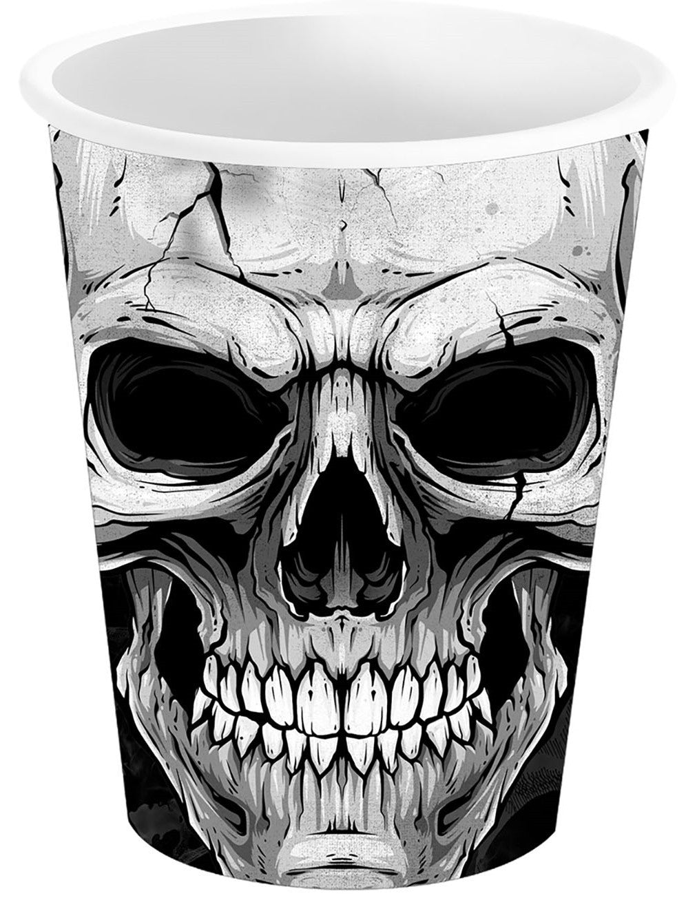 Pack de 6 Vasos de Calaveras de Halloween Menaje Halloween Guirca
