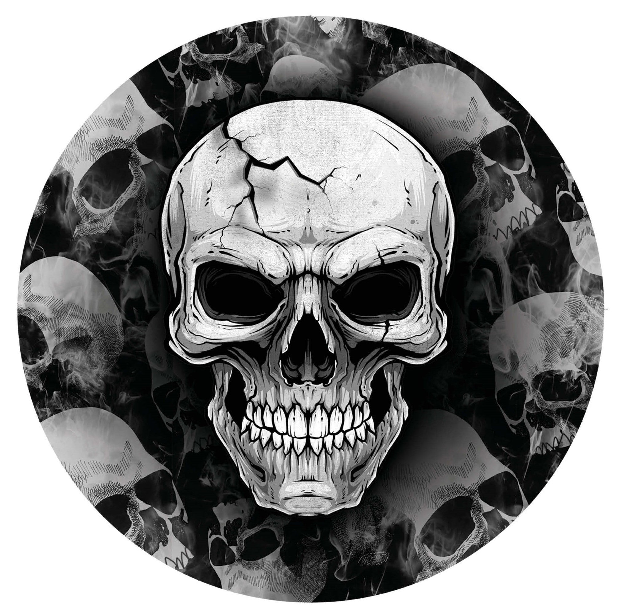 Pack de 6 Platos de Calaveras de Halloween Menaje Halloween Guirca