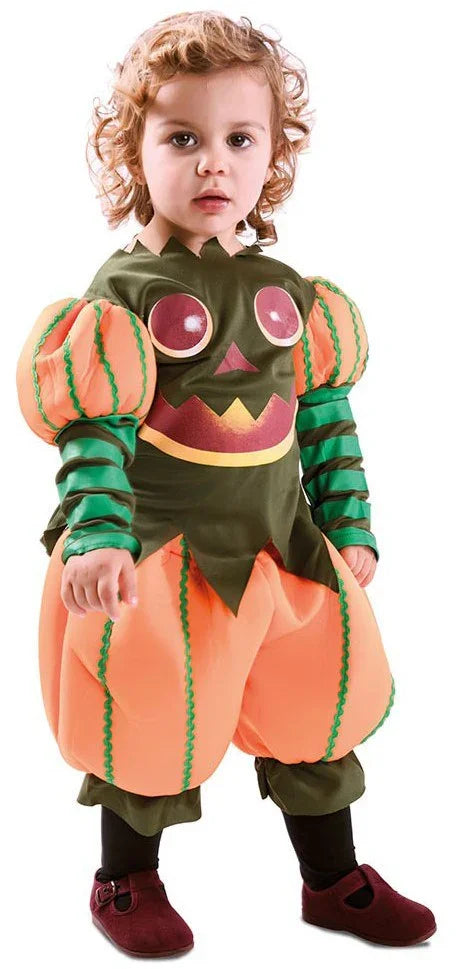 Disfraz de Calabaza Diabólica para Niña Calabaza EuroCarnavales