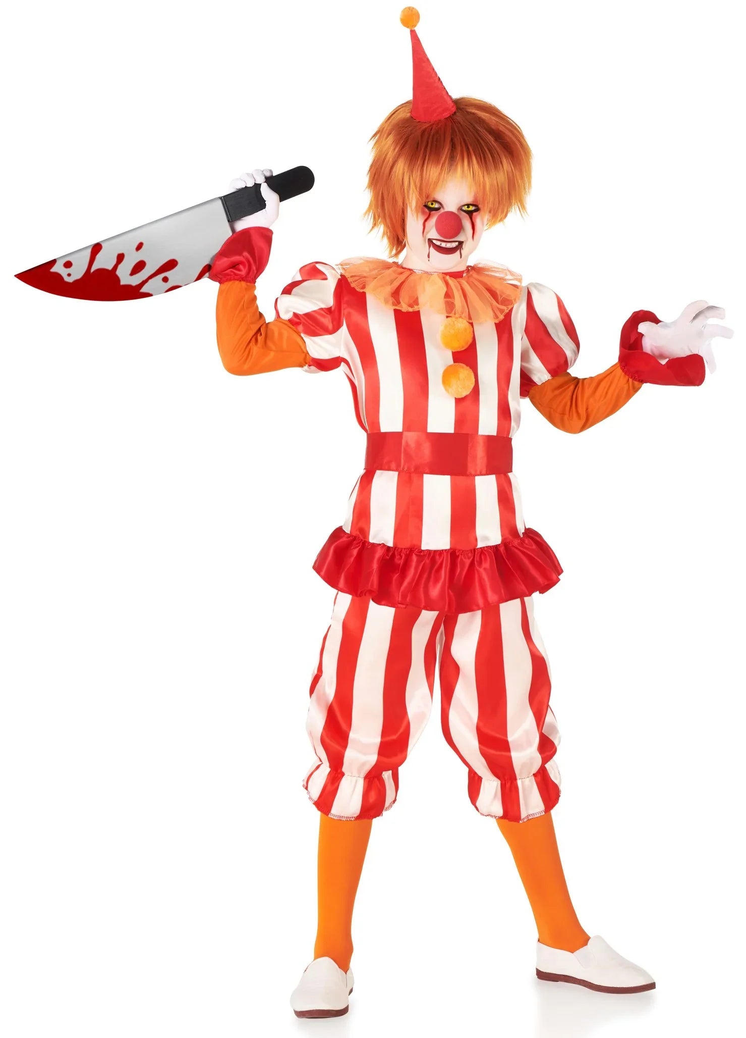 Disfraz de Payaso del Circo del Terror Infantil Payasos Asesinos Kimokawaii