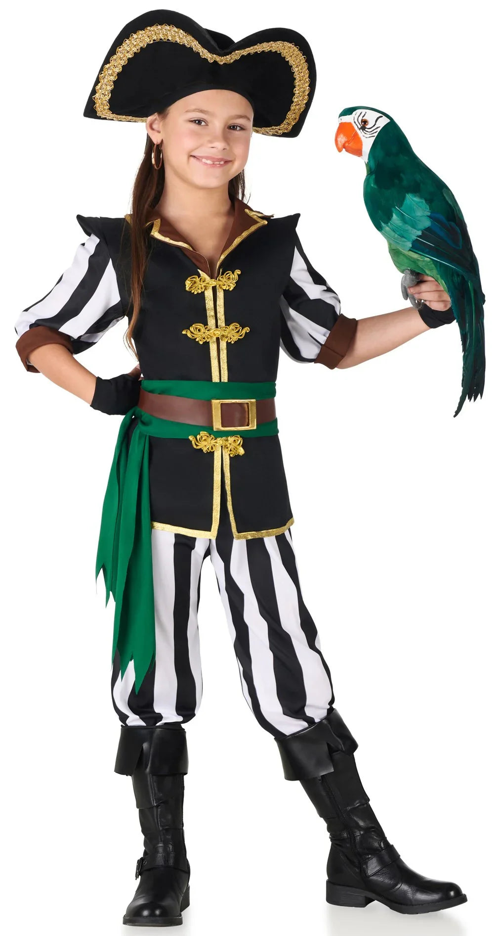 Disfraz de Pirata Elegante para Niña Piratas Infantiles Kimokawaii