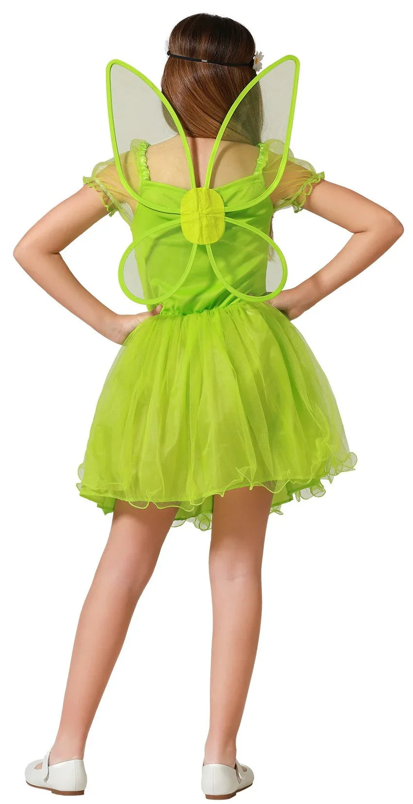 Disfraz de Hada Campanilla con Alas para Niña Campanilla Atosa