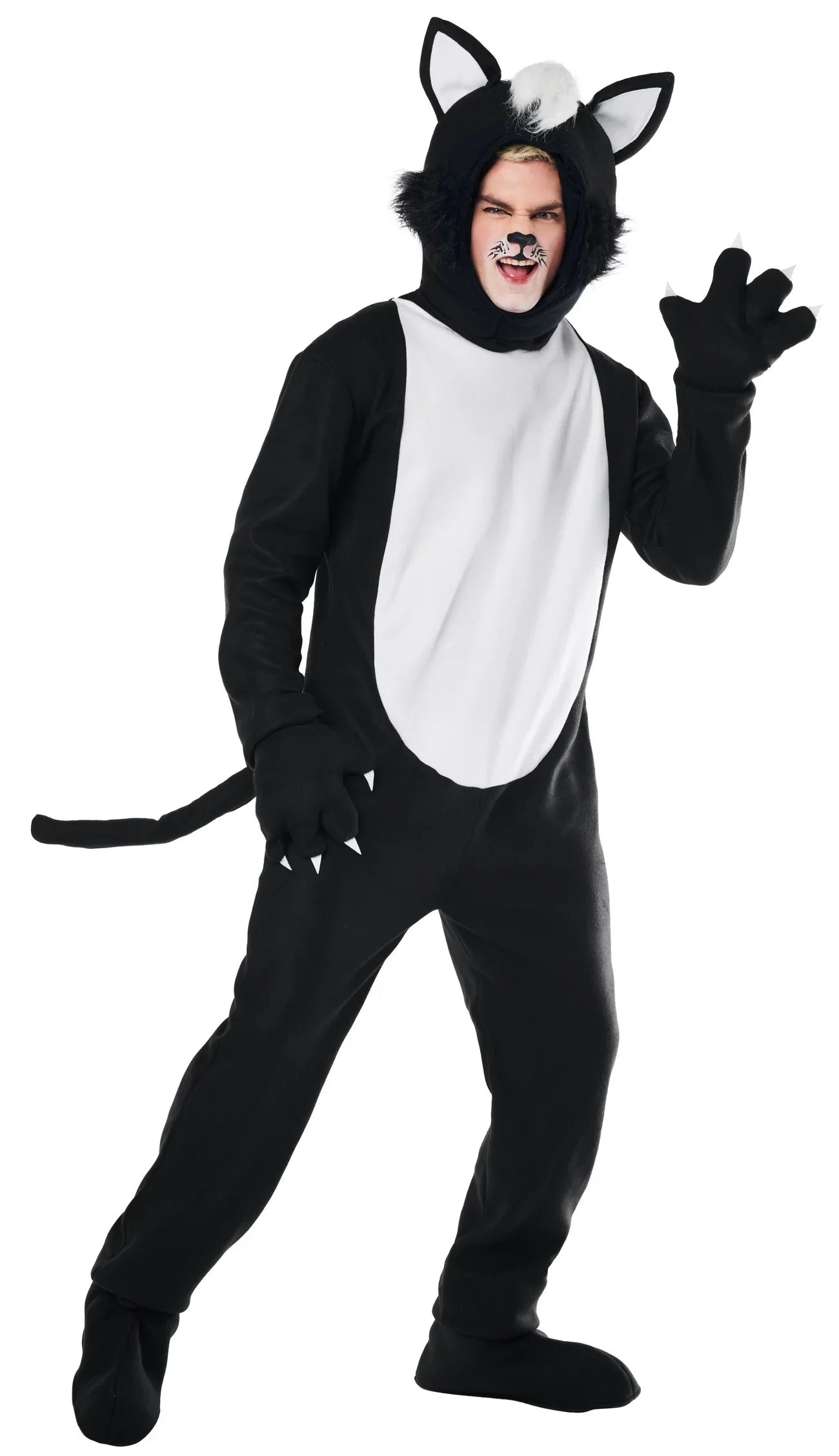 Disfraz de Gato Negro para Hombre Gato Kimokawaii