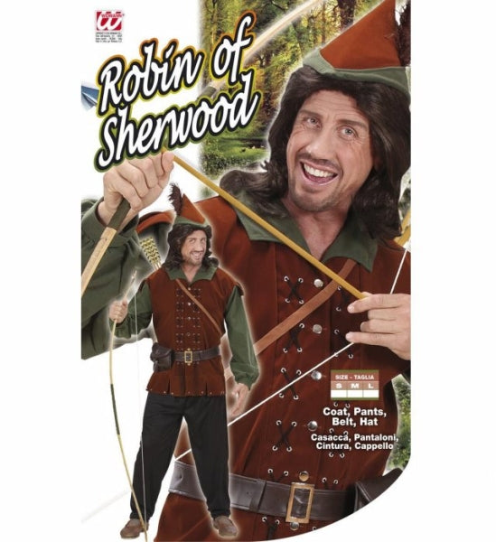 Disfraz de Arquero Robin Hood para Hombre Adultos Widmann