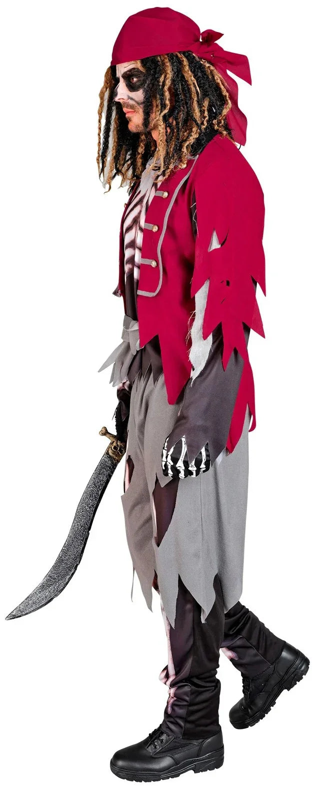 Disfraz de Esqueleto Bucanero para Hombre Piratas Widmann