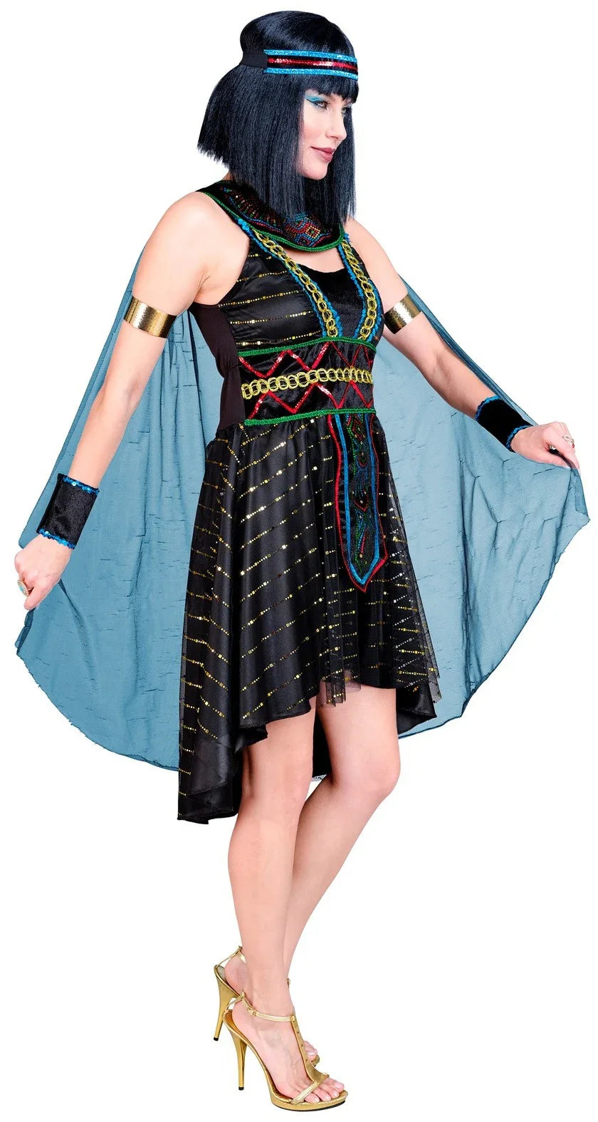 Disfraz de Faraona Egipcia Elegante para Mujer Egipcios Widmann