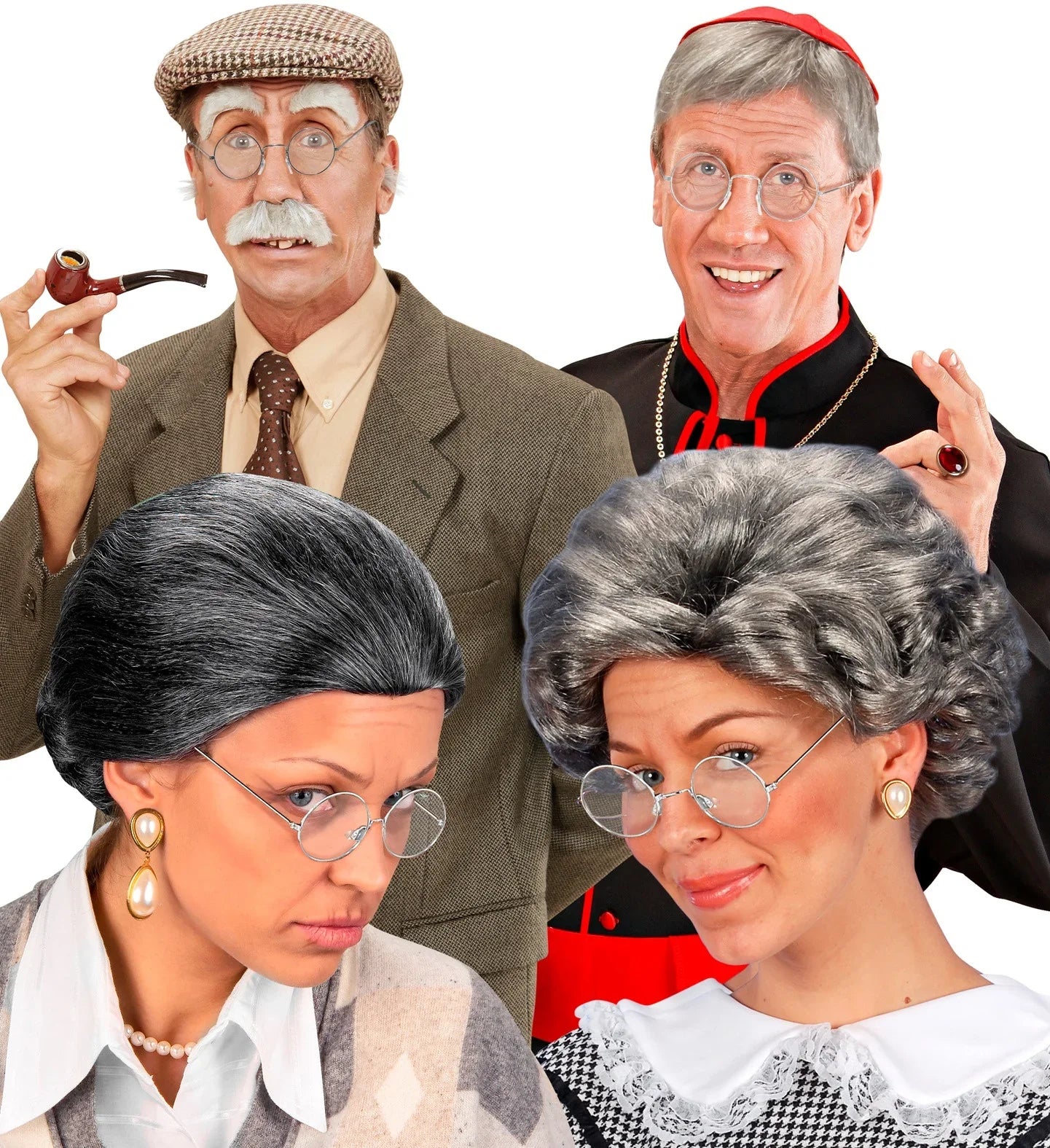 Gafas Redondas Metálicas Plateadas Gafas Widmann