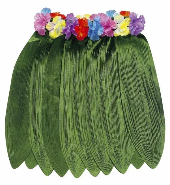 Falda Hawaiana de Hojas Verdes con Flores COMPLEMENTOS Widmann
