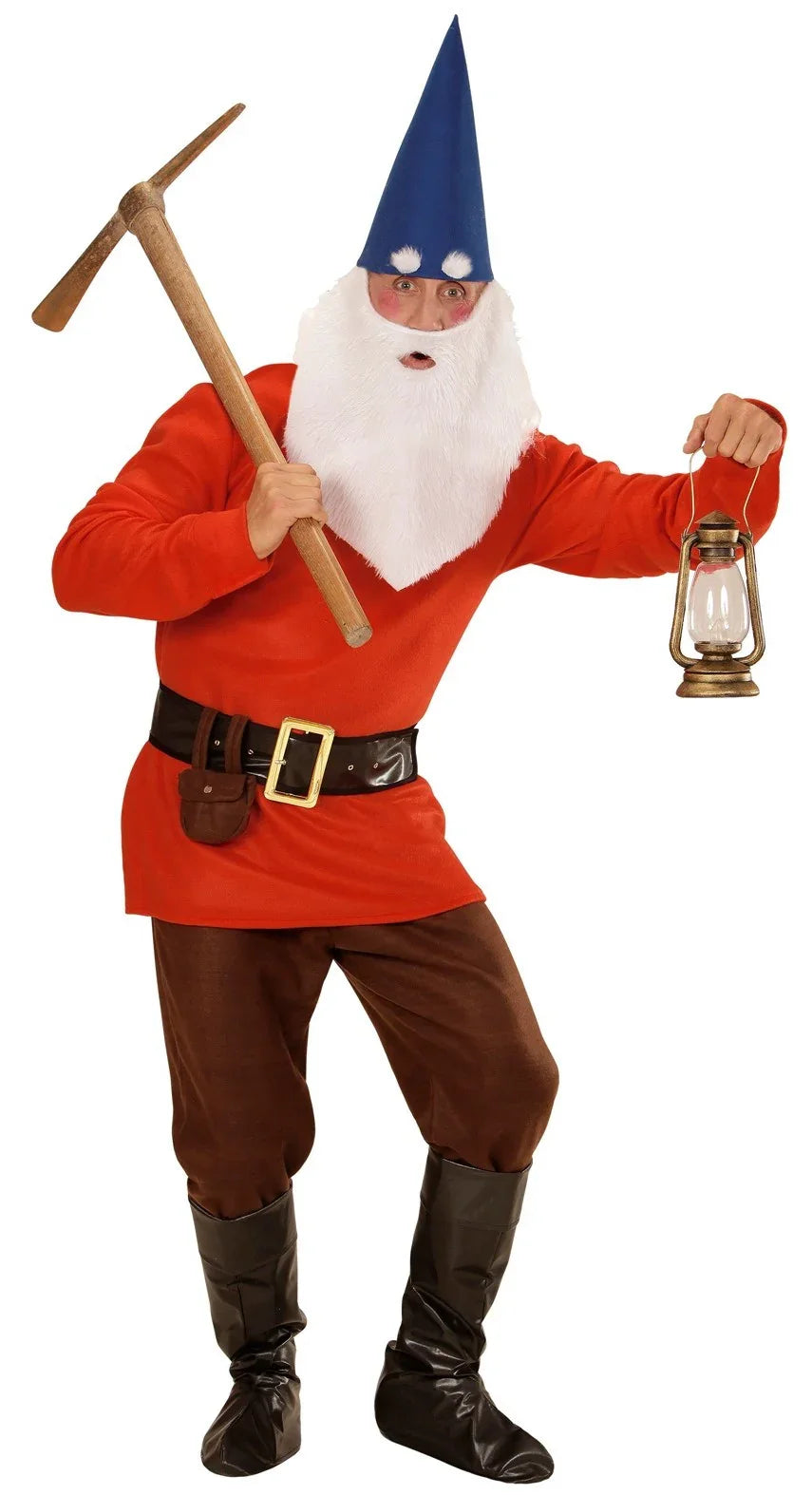 Disfraz de Gnomo Rojo para Hombre Gnomo Widmann