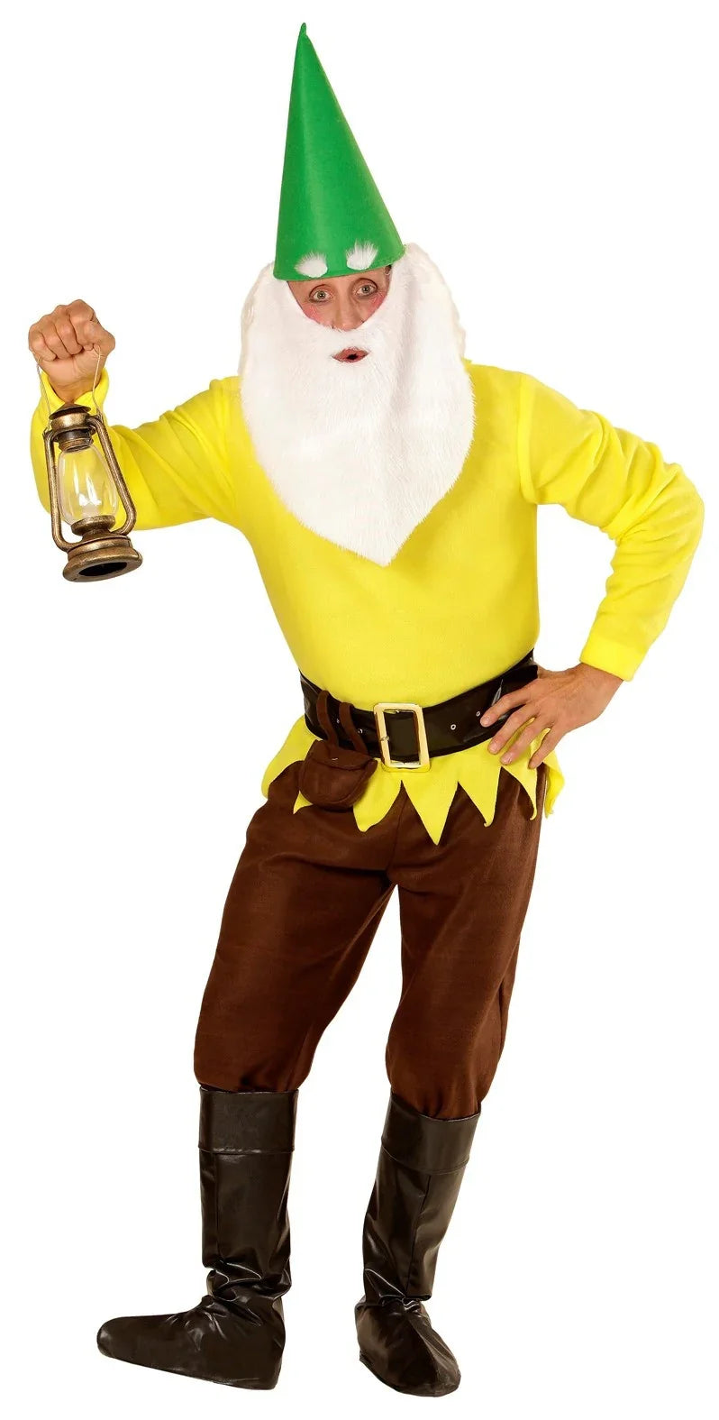 Disfraz de Gnomo Amarillo para Hombre Gnomo Widmann