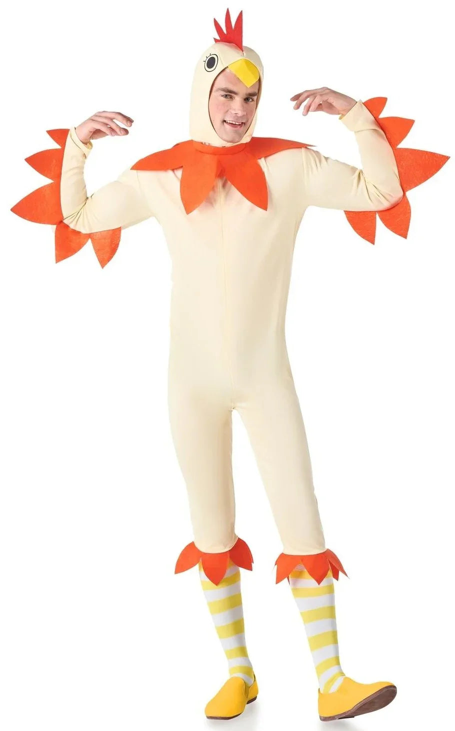 Disfraz de Gallo para Adulto Pollo y Gallina Kimokawaii