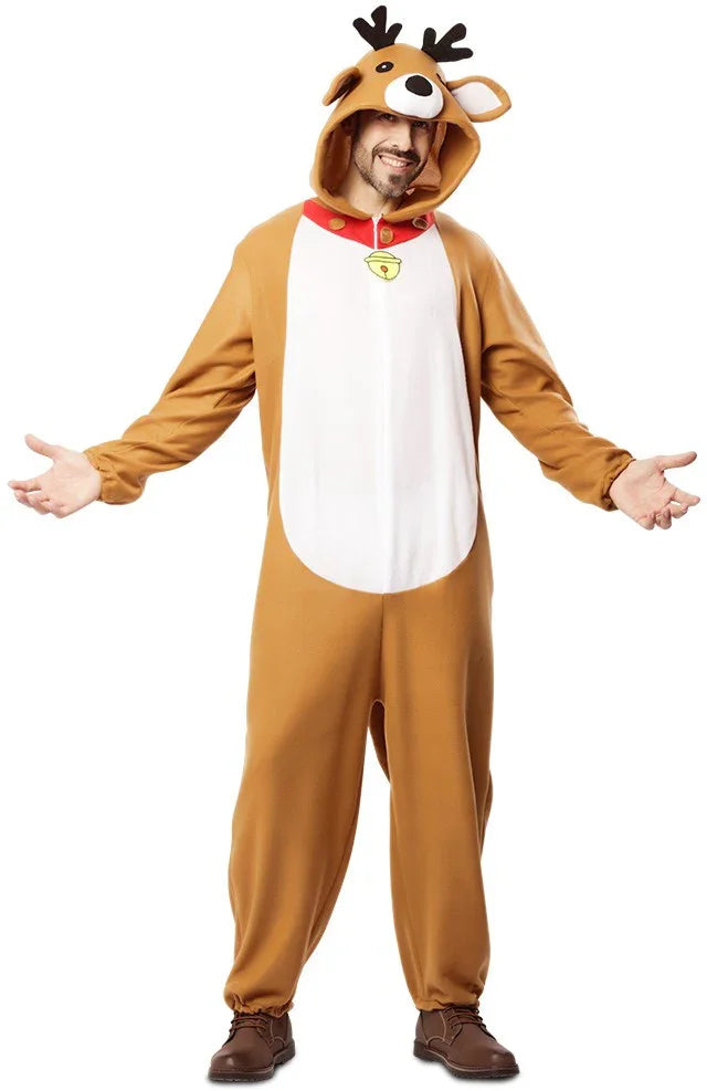 Disfraz de Reno de Papá Noel para Hombre Renos EuroCarnavales