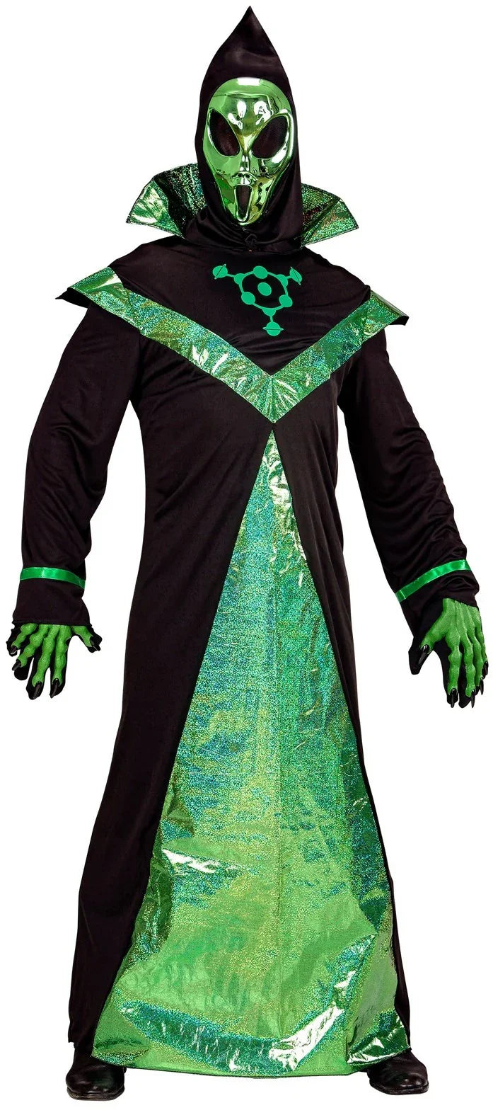 Disfraz de Alien Siniestro para Hombre Extraterrestres Widmann