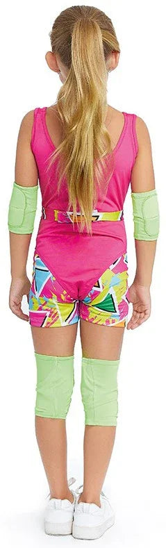 Disfraz de Barbie Patinadora Años 80 para Niña Barbie Partilandia