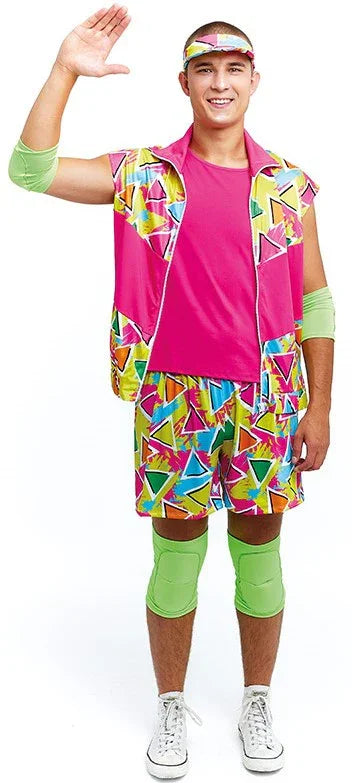 Disfraz de Ken Patinador Años 80 para Hombre Barbie Partilandia