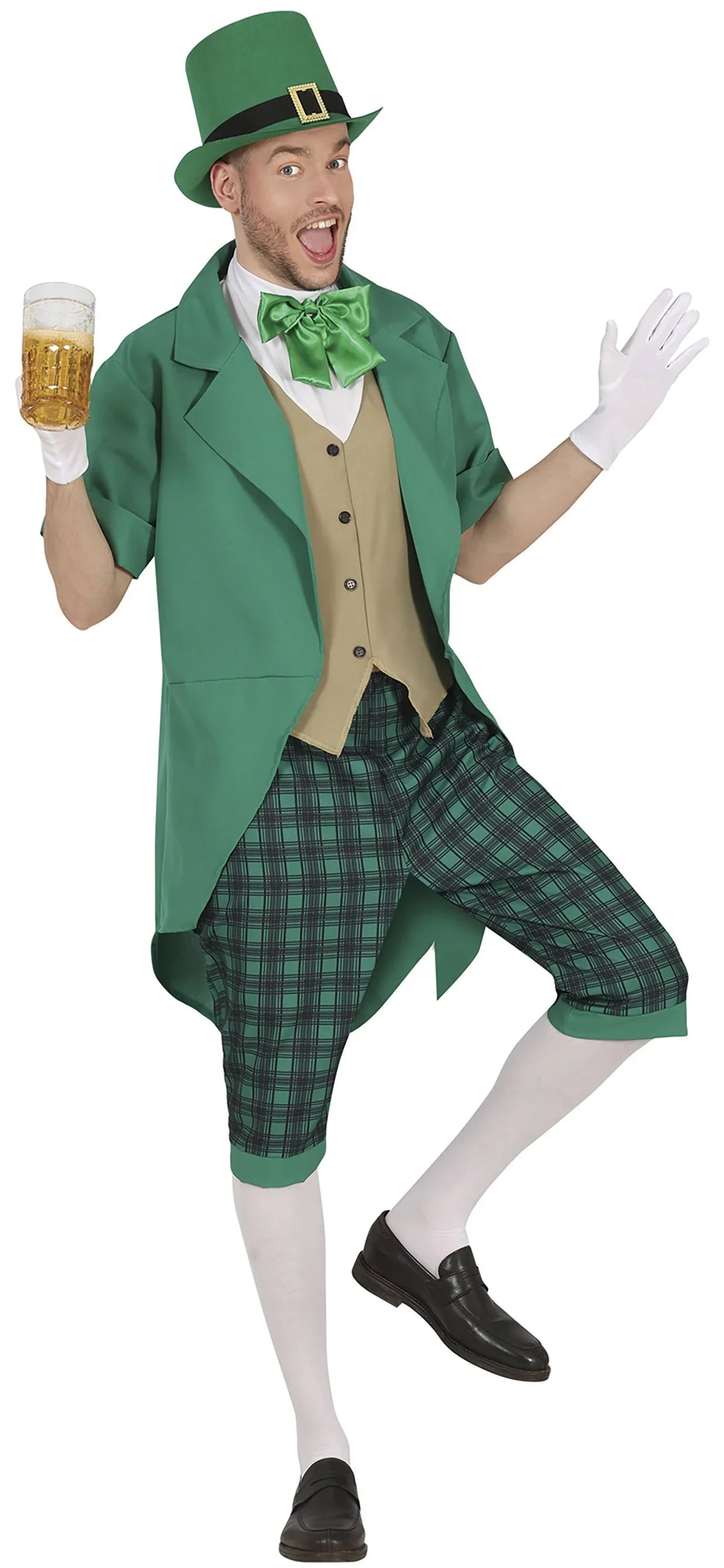 Disfraz de Irlandés Saint Patrick's Day para Hombre San Patricio Guirca