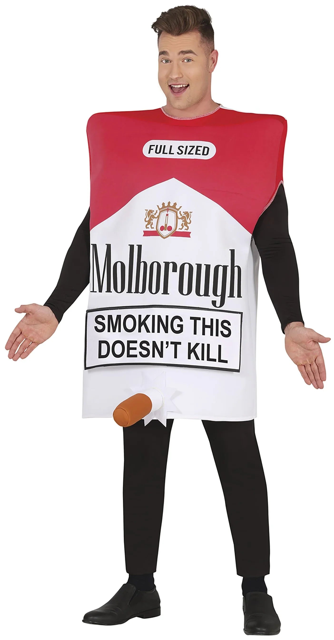 Disfraz de Paquete de Tabaco Cachondo para Adulto Despedidas Guirca